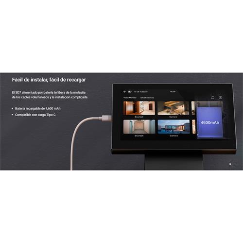 PANTALLA INTELIGENTE P/ SISTEMA VIDEOPORTERO 7" - DIST