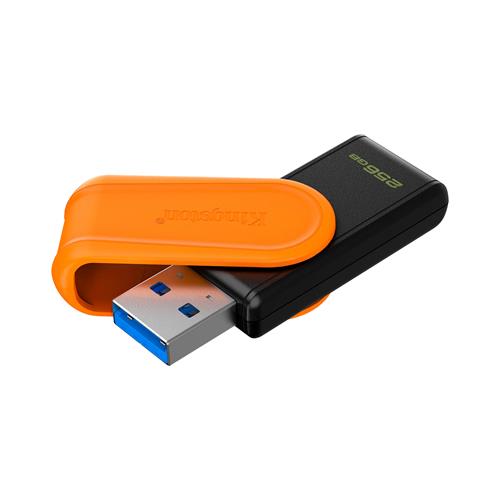 PEN DRIVE 256GB FLASH USB 3.2 DATATRAVELER EXODIA BLACK/ORANGE - CLA