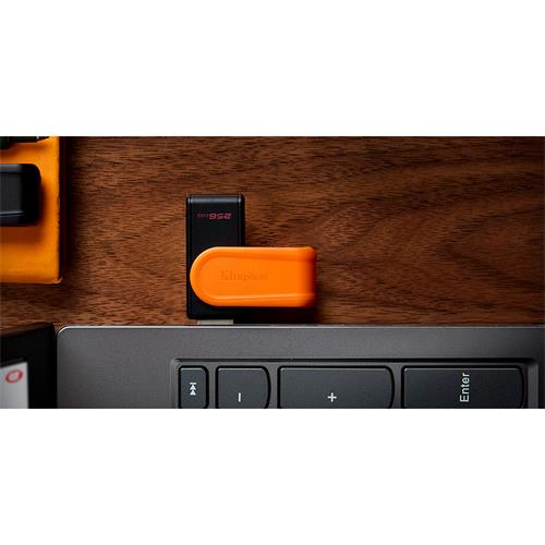 PEN DRIVE 256GB FLASH USB 3.2 DATATRAVELER EXODIA BLACK/ORANGE - CLA