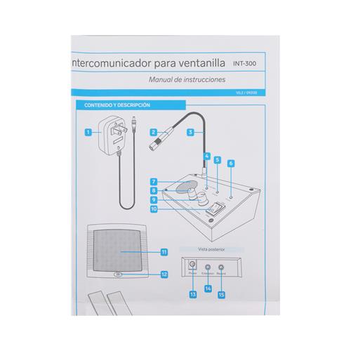 SISTEMA INTERCOMUNICADOR PARA VENTANILLAS - CLA