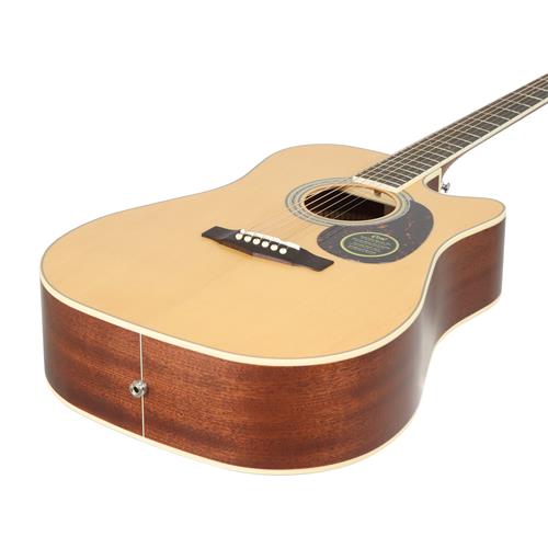 GUITARRA ELECTROACUSTICA MR NATURAL SATIN - DESC