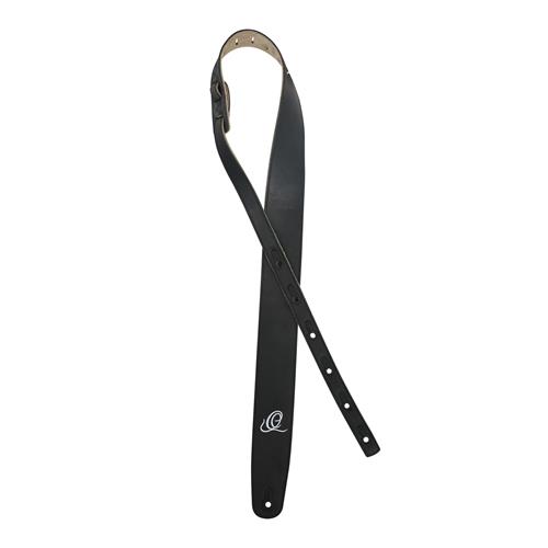 CORREA PARA GUITARRA CUERO SUEDE SERIES NEGRO CENIZA