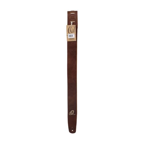 CORREA PARA GUITARRA CUERO SUEDE SERIES COÑAC