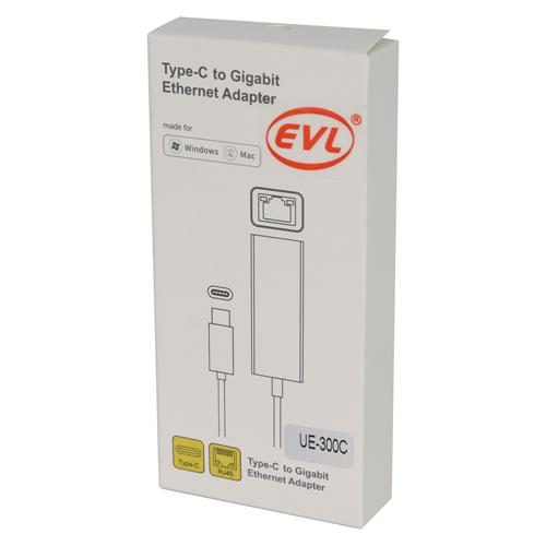 ADAPTADOR USB TIPO C A LAN (RJ45)