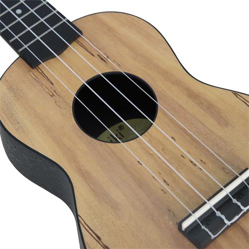UKULELE SOPRANO ARCE VETEADO CON PACK ACCESORIOS