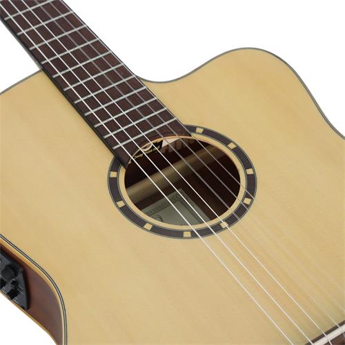 GUITARRA ELECTROCLASICA 4/4 FAMILY SERIES NATURAL CON ESTUCHE