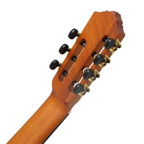 GUITARRA ELECTROCLASICA 4/4 FAMILY SERIES PRO 7-CUERDAS NATURAL CON ESTUCHE