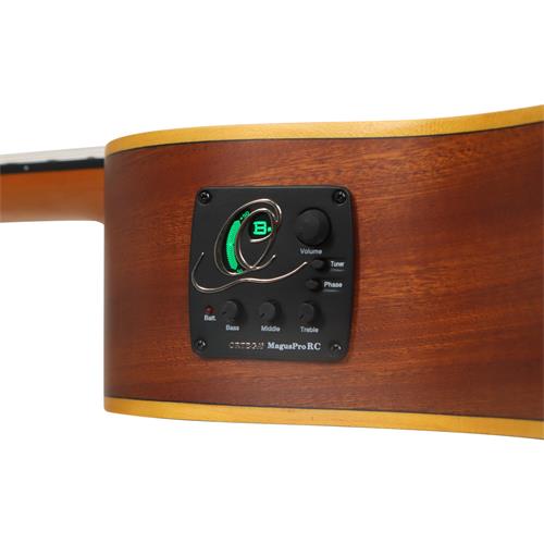 GUITARRA ELECTROCLASICA 4/4 FAMILY SERIES PRO 7-CUERDAS NATURAL CON ESTUCHE