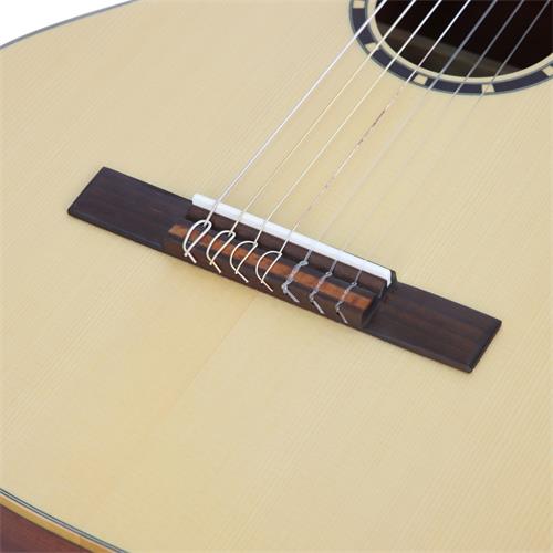 GUITARRA ELECTROCLASICA 4/4 FAMILY SERIES PRO 7-CUERDAS NATURAL CON ESTUCHE