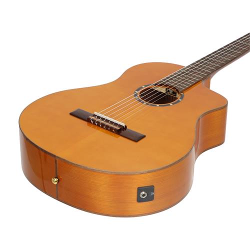 GUITARRA FLAMENCA ELECTROCLASICA 4/4 FAMILY SERIES PRO NATURAL CON ESTUCHE