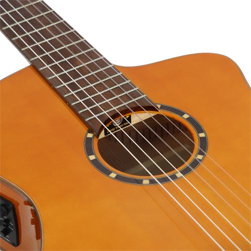 GUITARRA FLAMENCA ELECTROCLASICA 4/4 FAMILY SERIES PRO NATURAL CON ESTUCHE