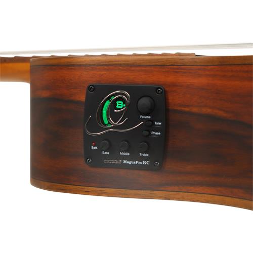 GUITARRA ELECTROCLASICA 7/8 THERMO SERIES ACABADO TOSTADO CON ESTUCHE