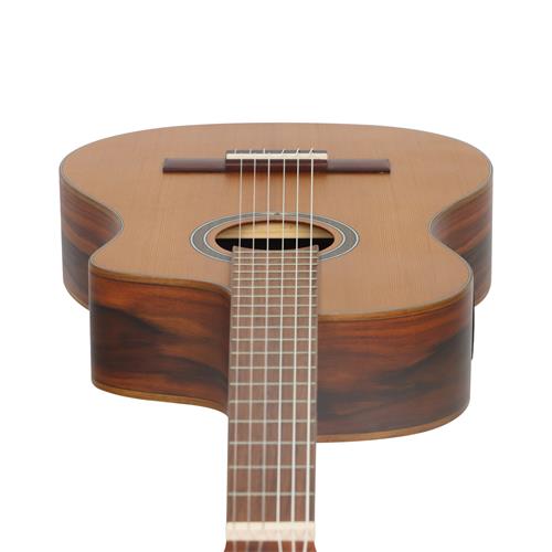 GUITARRA ELECTROCLASICA 7/8 THERMO SERIES ACABADO TOSTADO CON ESTUCHE