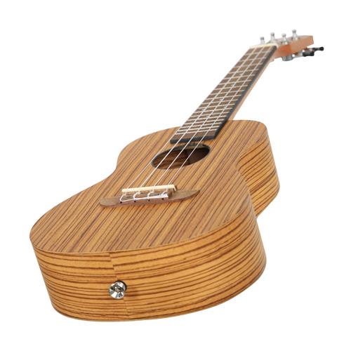 UKULELE CONCIERTO ZEBRANO TIMBER SERIES CON ESTUCHE