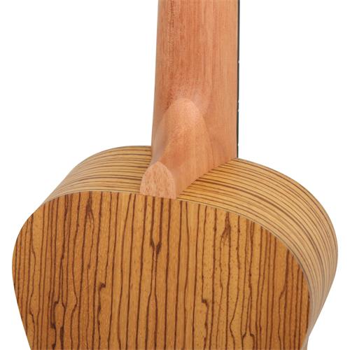 UKULELE CONCIERTO ZEBRANO TIMBER SERIES CON ESTUCHE