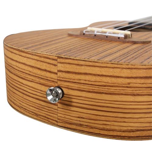 UKULELE CONCIERTO ZEBRANO TIMBER SERIES CON ESTUCHE