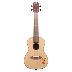 UKULELE CONCIERTO ABETO/SAPELLI BONFIRE SERIES
