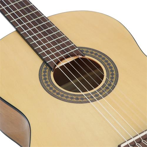 GUITARRA CLASICA 4/4 PICKER`S PACK NATURAL CON ACCESORIOS