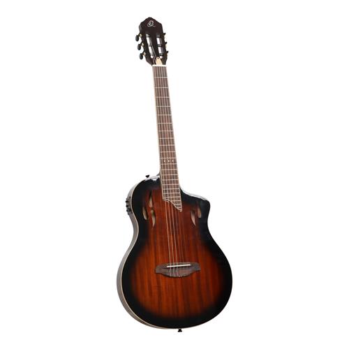 GUITARRA ELECTROCLASICA 4/4 TOURPLAYER SERIES NATURAL BURST CON ESTUCHE