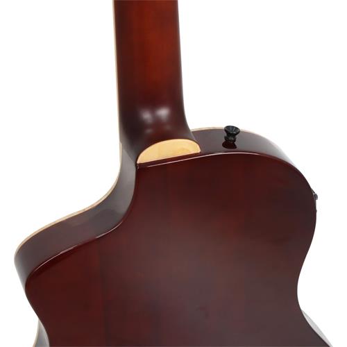 GUITARRA ELECTROCLASICA 4/4 TOURPLAYER SERIES NATURAL BURST CON ESTUCHE