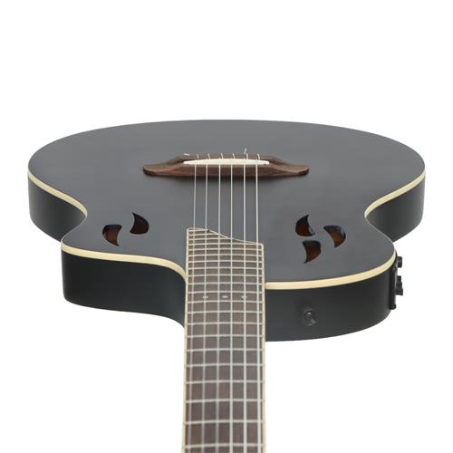 GUITARRA ELECTROCLASICA 4/4 TOURPLAYER SERIES NEGRO CON ESTUCHE