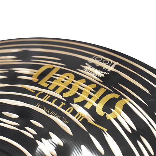 SET DE PLATILLOS CLASSIC CUSTOM DARK HIHAT14_CRASH16_RIDE20_CRASH18 PULG.
