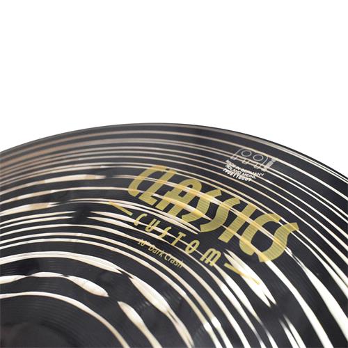 SET DE PLATILLOS CLASSIC CUSTOM DARK HIHAT14_CRASH16_RIDE20_CRASH18 PULG.