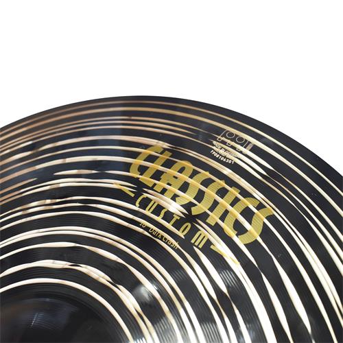 SET DE PLATILLOS CLASSIC CUSTOM DARK HIHAT14_CRASH16_RIDE20_CRASH18 PULG.