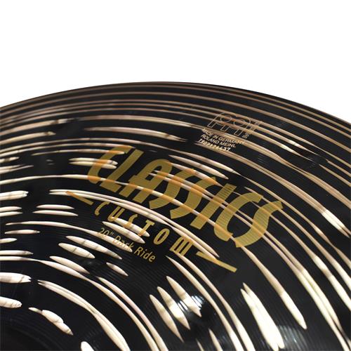 SET DE PLATILLOS CLASSIC CUSTOM DARK HIHAT14_CRASH16_RIDE20_CRASH18 PULG.