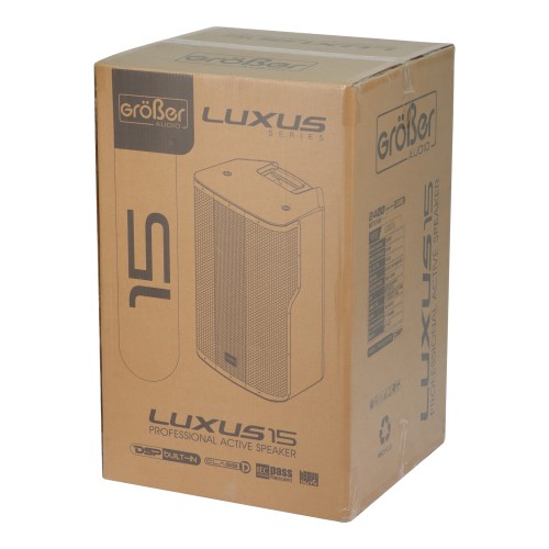 CAJA ACTIVA LUXUS-SERIE 15 PULGADAS 2400W CON DSP/BLUETOOTH - DESC