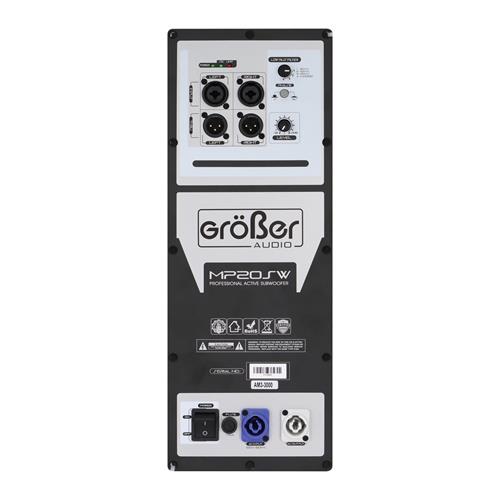 AMPLIFICADOR PARA SUB BAJO PROFESIONAL 2500W - DESC