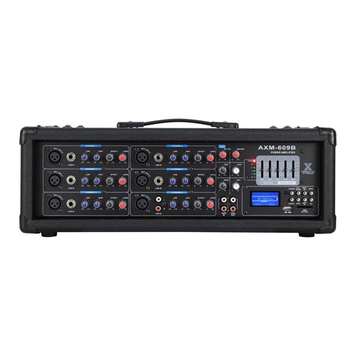 AMPLIFICADOR TIPO CONSOLA CON USB/SD/FM/REC/BLT 350W 6CH