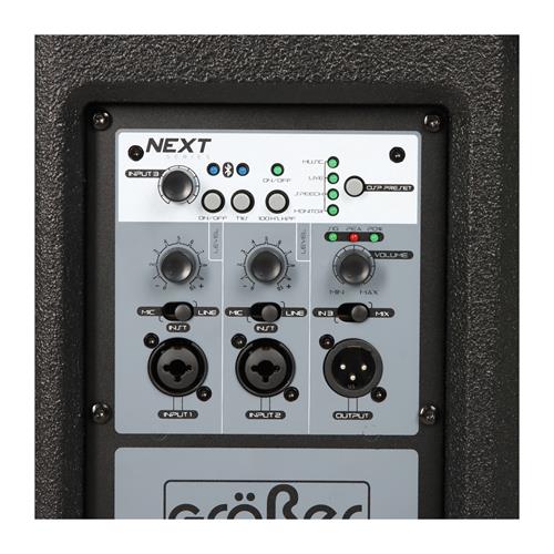 CAJA ACTIVA NEXT-SERIE CON DSP/BLUETOOTH 10 PULGADAS 700W