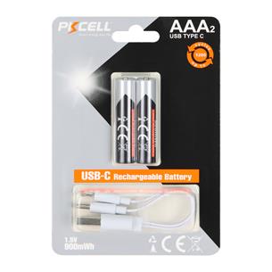 PILA AAA RECARGABLE 900MWH TIPO-C BLISTER X 2P