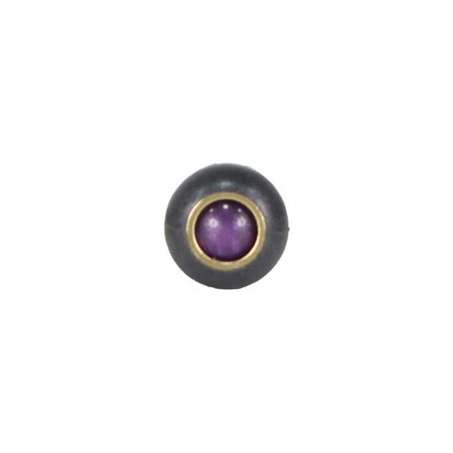 PINES PARA PUENTE GUITARRA ACUSTICA NEGRO/MORADO X 6P