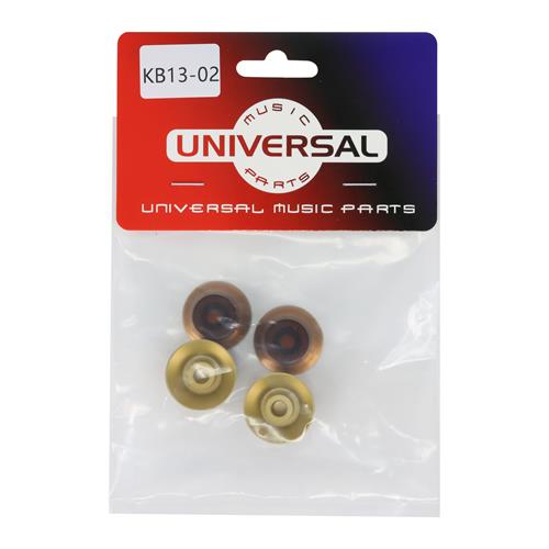 PERILLA PARA GUITARRA GRUESO TRANSPARENTE AMBAR X 4P
