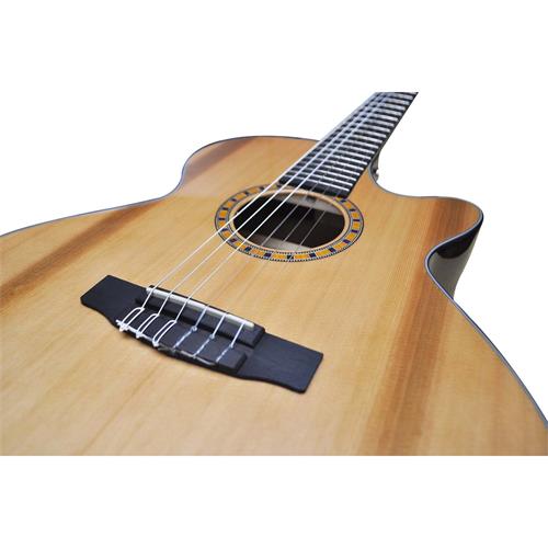 GUITARRA ELECTROCLASICA NATURAL EQ-FISHMAN - DESC