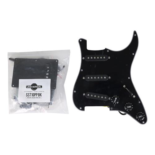 SET ACCESORIOS PARA GUITARRA ELECTRICA NEGRO