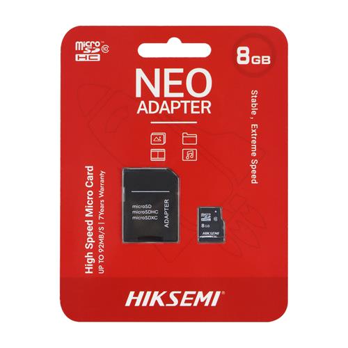 TARJETA MICRO SDHC 8GB CLASE 10 CON ADAPTADOR - CLA