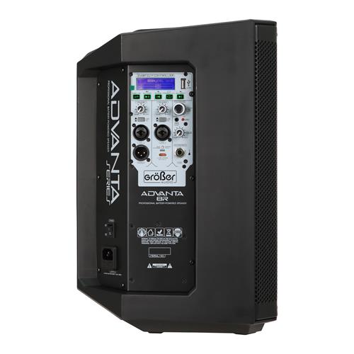 CAJA ACTIVA ADVANTA-SERIE RECARGABLE CON DSP/BLUETOOTH 8 PULGADAS 240W - DESC