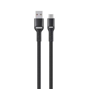 CABLE USB MACHO X TIPO C PD60W NYLON 1MT