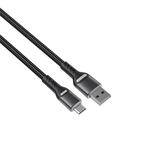 CABLE USB MACHO X TIPO C PD60W NYLON 1MT