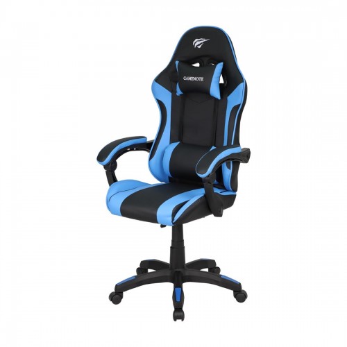 SILLA ERGONOMICA GAMER NEGRO AZUL - DESC