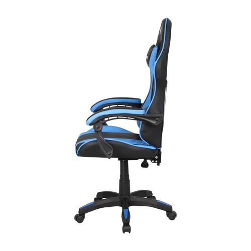 SILLA ERGONOMICA GAMER NEGRO AZUL - DESC