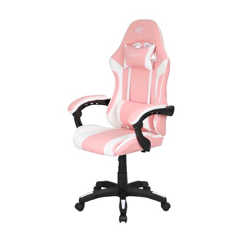 SILLA ERGONOMICA GAMER BLANCO ROSA