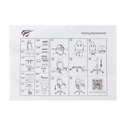 SILLA ERGONOMICA GAMER BLANCO ROSA