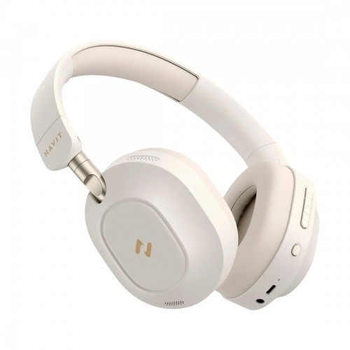 AUDIFONO MP3 ANC/BLUETOOTH/AUX BEIGE