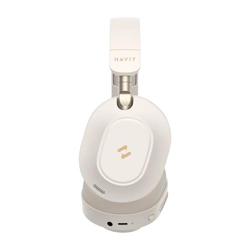 AUDIFONO MP3 ANC/BLUETOOTH/AUX BEIGE