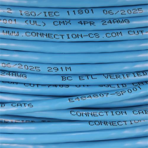 CABLE UTP X ROLLO (305MT) CATEGORIA 6 AZUL - CLA