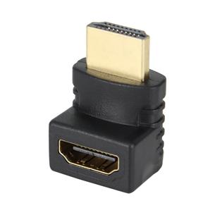 ADAPTADOR HDMI MACHO X HDMI HEMBRA TIPO L CALIDAD